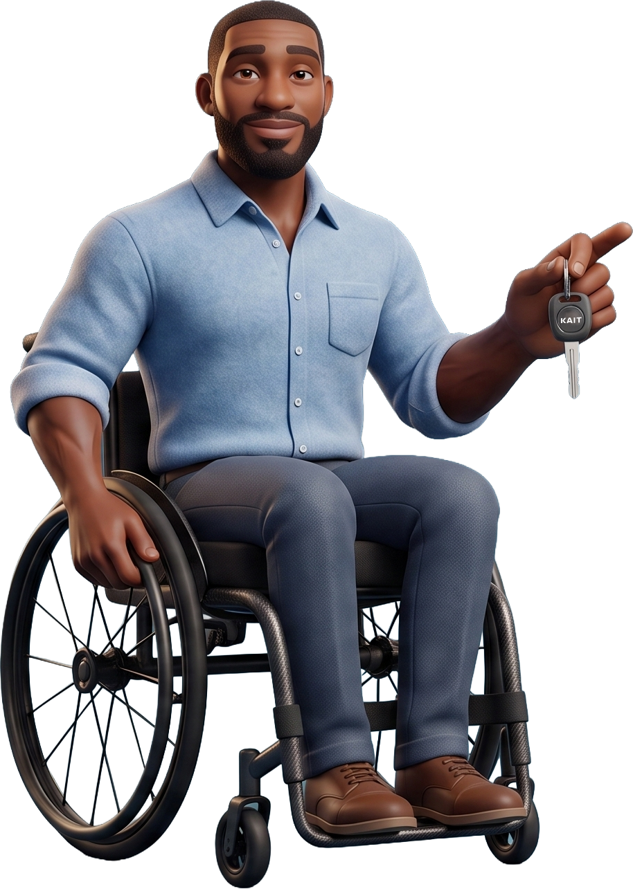 Diego, condutor cadeirante